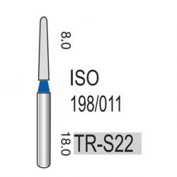 Perfect Diamond Burs, 5pcs/pack #TR-S22