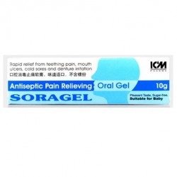 Soragel Antiseptic Oral Gel, 10gm, Per Tube