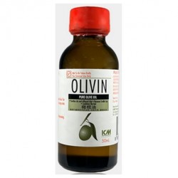 Olivin Pure Olive Oil, Yellow, 50mL, Per Bottle