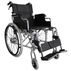 Solid Castor Wheelchair