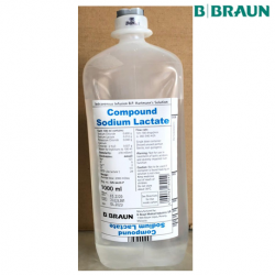 B Braun Compound Sodium Lactate EP, 1000ml SG (Hartmann Solution),10bottels/carton