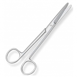 German Mayo Surgical Scissor, Straight,  Per Unit