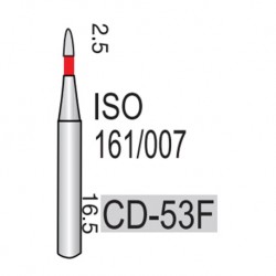 Diamond Burs, 5pcs/pack #CD-53F