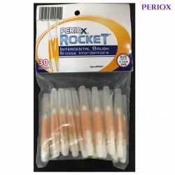 PerioX Rocket Interdental Brushes, 30pcs/pack X 2