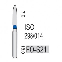 Perfect Diamond Burs, 5pcs/pack #FO-S21