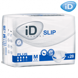 ID Expert Slip Premium Adult Diapers, 80cmX125cm, Medium (28pcs/bag, 4bags/carton)