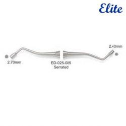 Elite Amalgam Plugger Serrated, Double End #ED-025-085