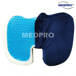 Medpro Memory Foam Seat Cushion with Cooling Gel, Each