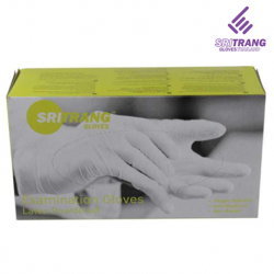 Sri Trang Latex Powder Free Examination Gloves, Small (100pcs/box)