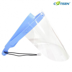 Cotisen Anti-Fog Face Shield with Frame, Blue, 1 Frame & 10 Shields/Box