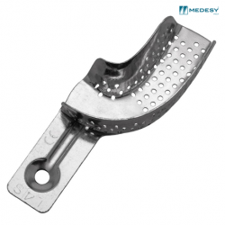 Medesy Impression Tray Aluminium SL, Perforated, 1pc/pack #6006/4 SL