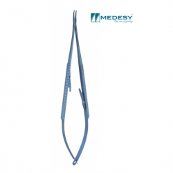 Medesy Needle Holder Micro - Titanium Curved #2012