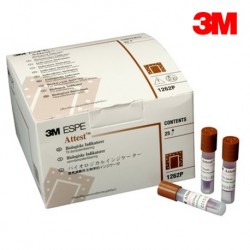 3M Attest Biological Indicators Steam for Gravity Displacement Sterilizers (25/Box)