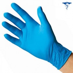 Nitrile Disposable Powder-Free Exam Gloves-Blue, Small, 100/Box