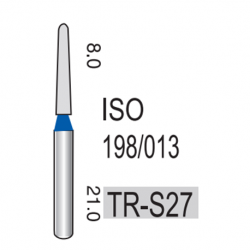 Diamond Burs, 5pcs/pack #TR-S27