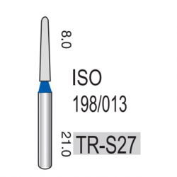 Perfect Diamond Burs, 5pcs/pack #TR-S27