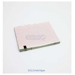 InnoQ ECG Z-Fold Paper, 215mm x 280mm, 300sheets, 10packs/carton
