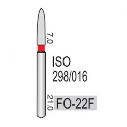 Perfect Diamond Burs, 5pcs/pack #FO-22F