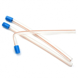 Medicom Saliva Ejector with Bonded Tips, Blue 100pcs/pack)