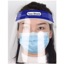 Disposable (Non-sterile) Full Length Face Shield, 200pcs/carton