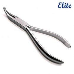 Elite How Utility Plier, Curved 45 Degree, Serrated Tips #ED-014