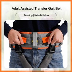 Adjustable Gait Transfer Belt For Elderly Walking And Patient Lifting, 56'' (2-in-1)