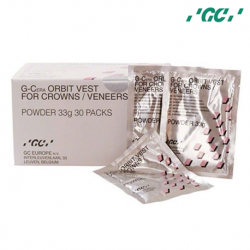 GC G-Cera Orbit Vest Powder Crown/Veneer, 33gm, 30packets/box