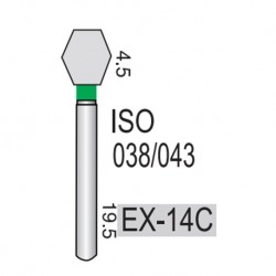 Perfect Diamond Burs, 5pcs/pack #EX-14C