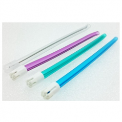 DentoPlast Saliva Ejector with Bonded Tips, Assorted Color, 100pcs/pack