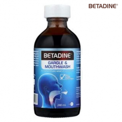 Betadine Gargle and Mouthwash, 240ml, Per Bottle