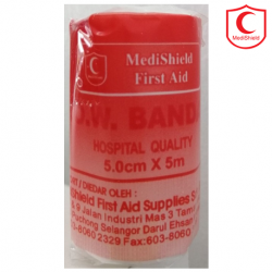 Medishield First Aid W.O.W Bandage, 2.5cm X 5m, Per Piece X 100