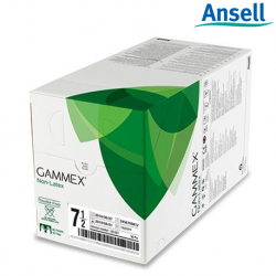 Ansell Gammex Smart Pack Non-Latex Powder-Free Surgical Gloves, 50 Pairs/Box