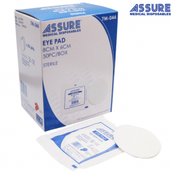 Assure Eye Pads Sterile, 8cm X 6cm, 50pcs/Box