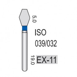 Perfect Diamond Burs, 5pcs/pack #EX-11