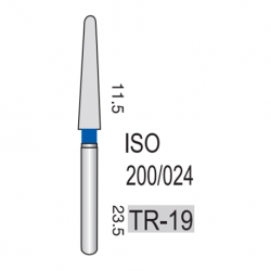 Diamond Burs, 5pcs/pack #TR-19