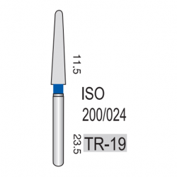 Perfect Diamond Burs, 5pcs/pack #TR-19