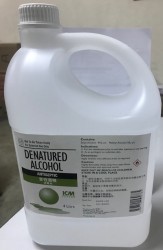 ICM Denatured Alcohol 95% Ethanol, 4 Litres, Per Can