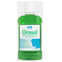 Orasol Antiseptic Mouthwash, 115mL/Bottle