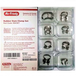 Hu-Friedy Rubber Dam Clamp Set of 8 pcs #RDCSET