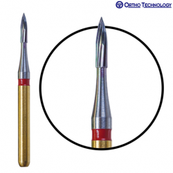 Ortho Technology Galaxy 7901 Debonding Bur-Short Flame 12 Fluted  High Speed 5/Pack #7901OT