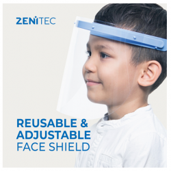 [Group Buy] Zenitec Reusable Face Shield (1 frame, 10xReplacement Shield) X 5