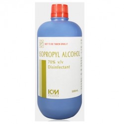 Isopropyl Alcohol 70% Disinfectant, 500mL/Bottle