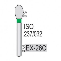 Diamond Burs, 5pcs/pack #EX-26C
