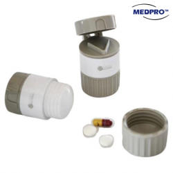 Medpro Multi-Purpose Medication Storage with Cup, Pill Splitter & Medicine Grinder, Per Unit