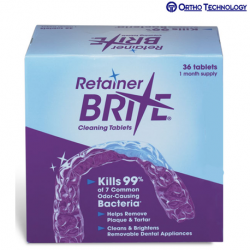 Ortho Technology Retainer Brite Cleaning Tablets, 36tablets/box #18160
