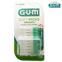 Sunstar Gum Soft-Picks Reg. W. Fluoride, 40pcs/pack