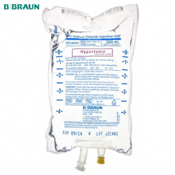 B Braun Sodium Chloride 3% IV Infusion, 500ml, 10bottles/carton