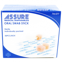 Assure Swab Stick Oral Use, Individually packed, 50 pcs/box