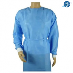 Comfort Plus Disposable SMMS Gown AAMI Level 2, 25gsm, Blue (10packs/carton)