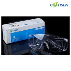 Cotisen Eye Wear Clear Protective Goggles, 1pc/Box